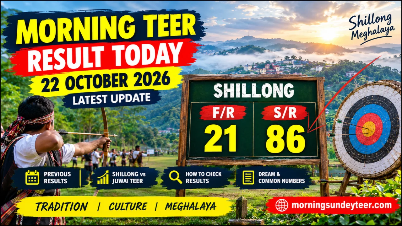 Morning Teer Result Today 22 October 2026: Latest Update